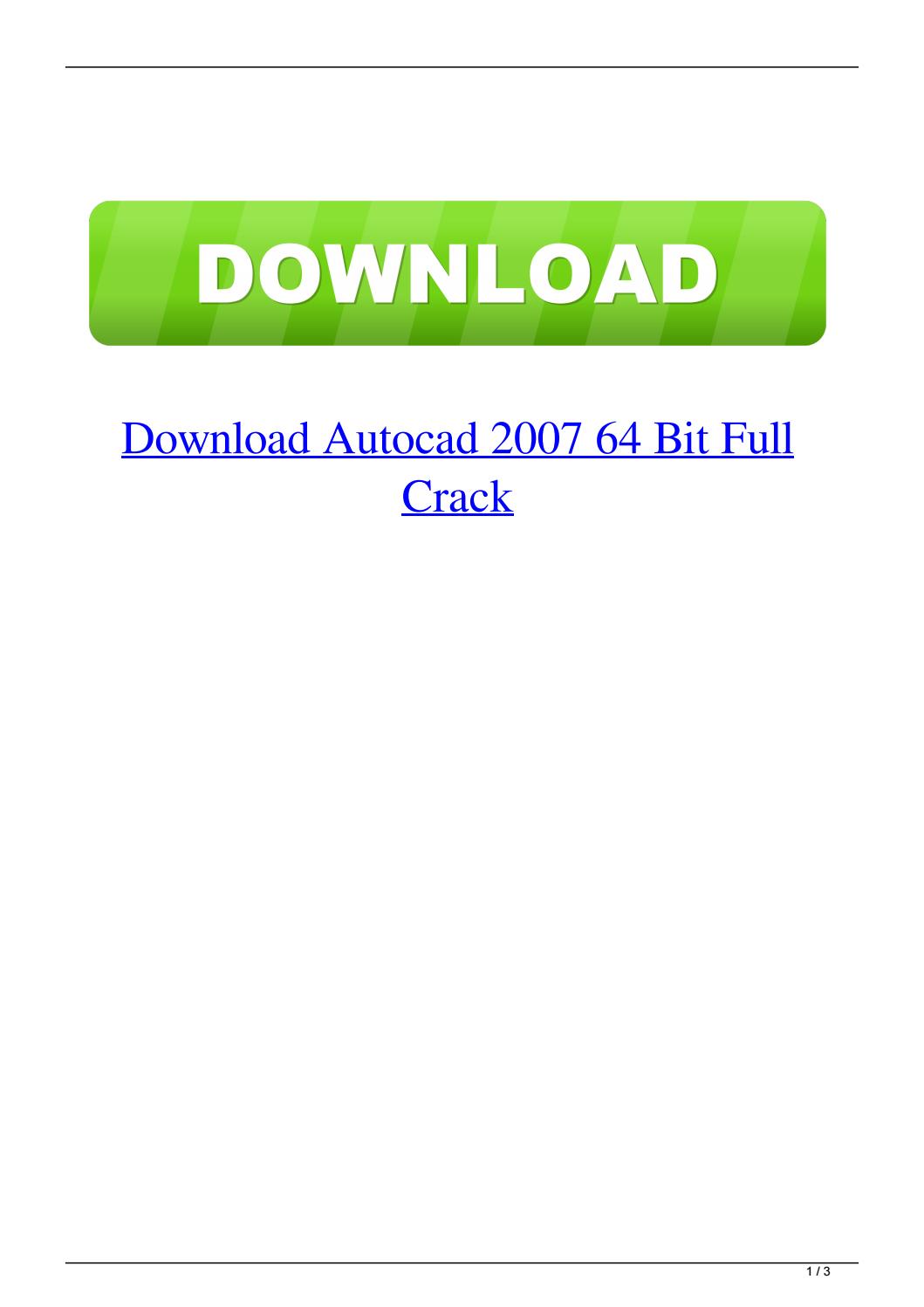 Autocad 2007 64 bit dll crack free
